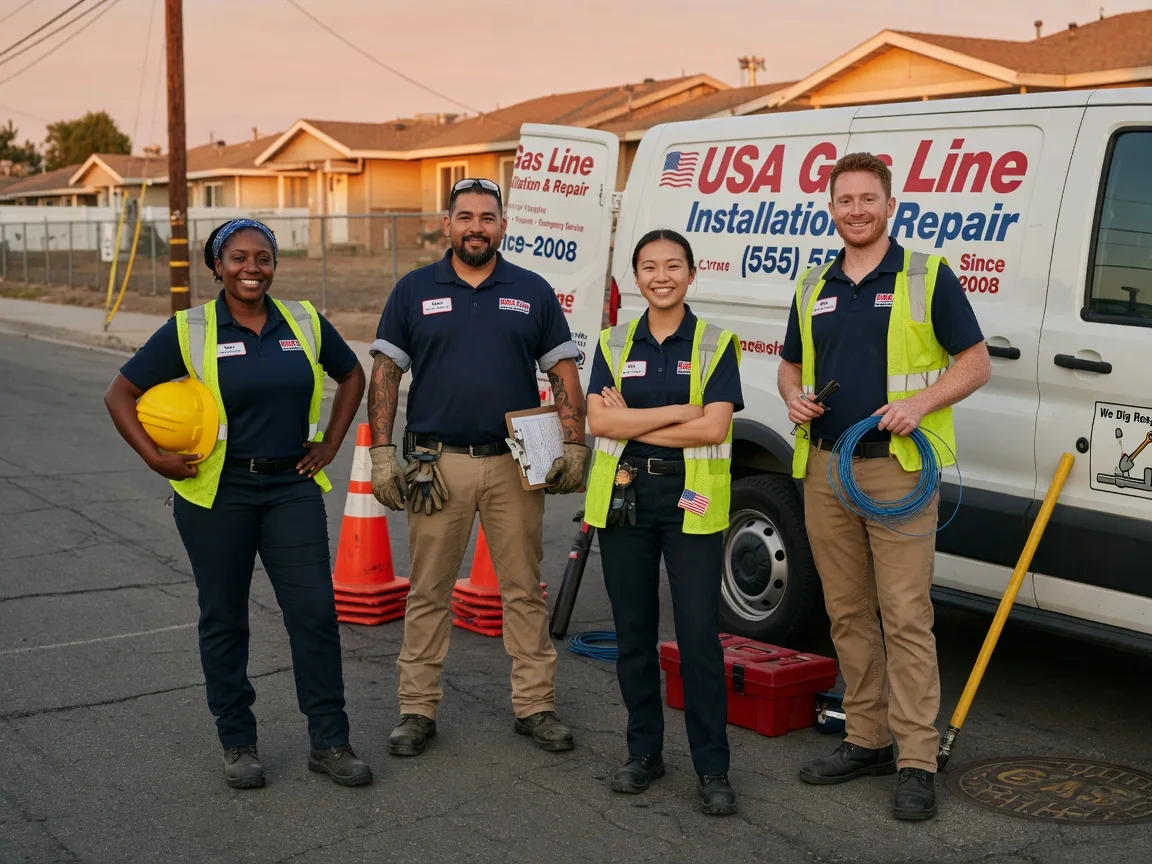 Gas Line Installation company in Exline, IA